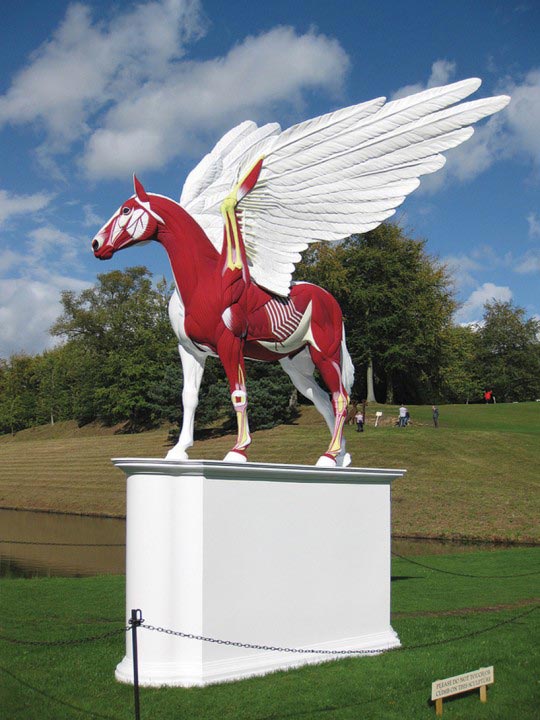 Damien Hirst, image de l'exposition Beyond limits at Chatsworth House 