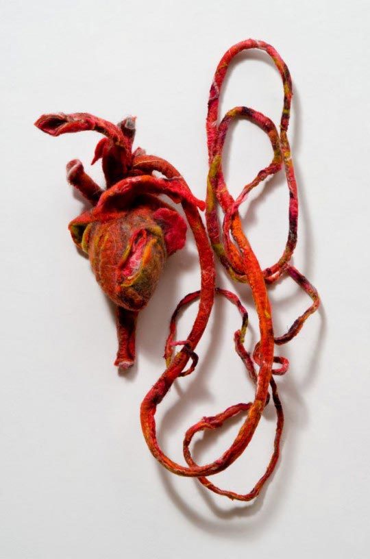 Heart (felt), 2007 Janice Gordon