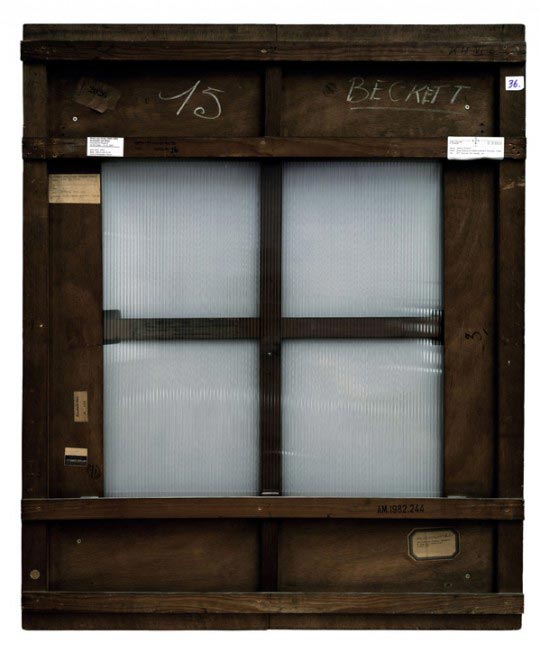 © Philippe Gronon, Verso n°17, Sans titre, par Bram Van Velde, collection Centre Pompidou, Paris, photographie analogique couleur, épreuve numérique pigmentaire, 132 X 112 cm (2007).