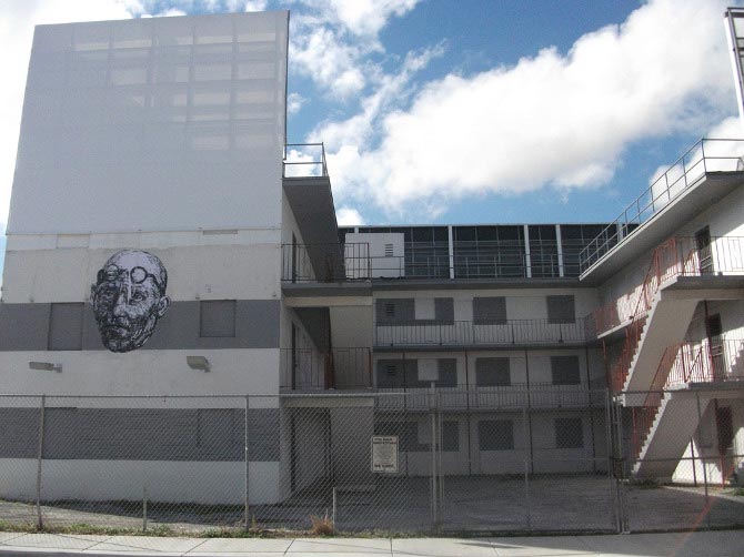 Gaia, The Portrait of Corbusier in Overtown, Miami.