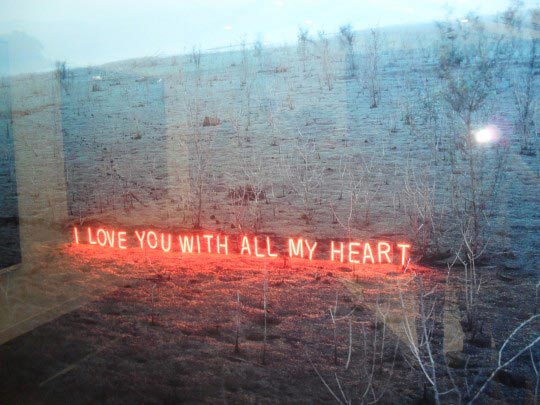 Jung Lee, I love you with all my heart, Freize Art Fair 2011