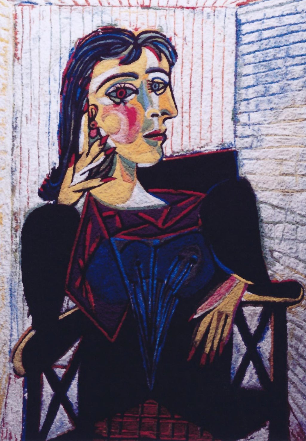 Vik Muniz, Dora Maar Seated, after Picasso, 2007 