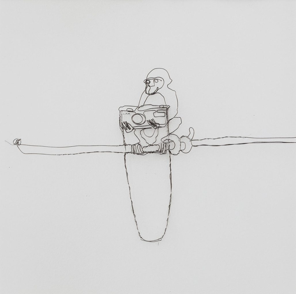 Vik Muniz, Monkey with Leica, 2004 