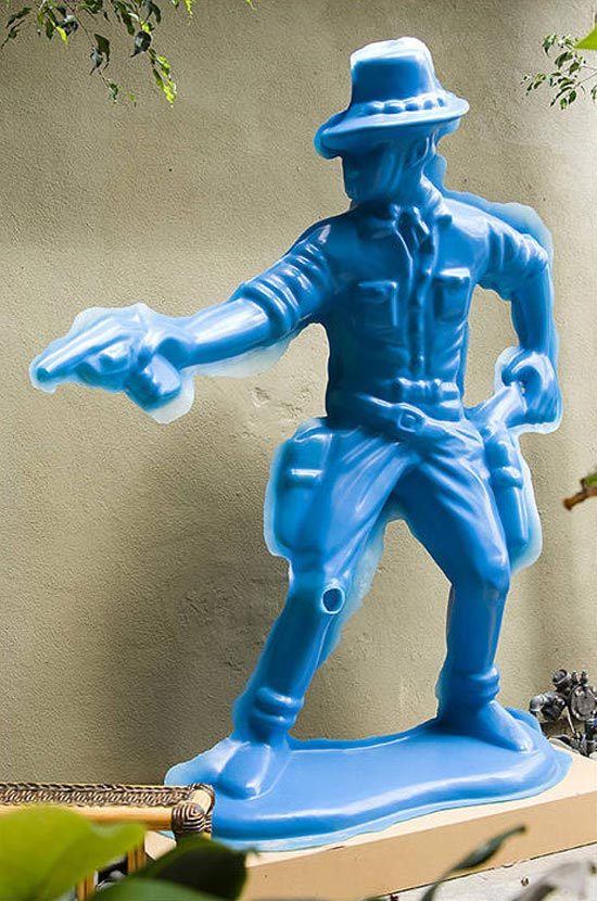 Yoram Wolberger, Blue-Cowboy #1 (Gunslinger), 2006 