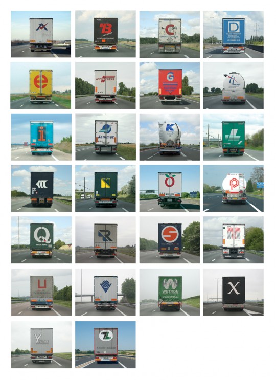 Éric Tabuchi, Affiche Alphabet Trucks