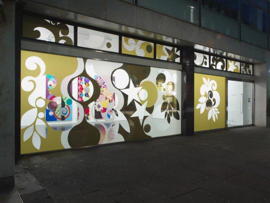 18.	Beatriz Milhazes, Window Mural at Stephen Friedman Gallery, 2010 