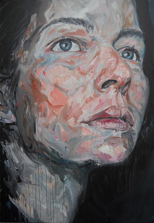 Fred Calmets, Olympe, 140 cm x 210 cm, Acrylique, 2012