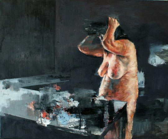 Julien Spianti, Eva, 2011, Oil on canvas, 60 x 50 cm