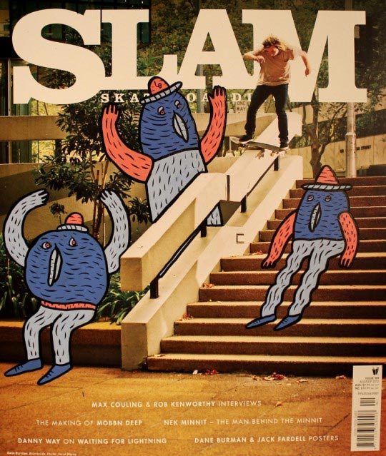 Couverture Slam Skateboarding Magazine 