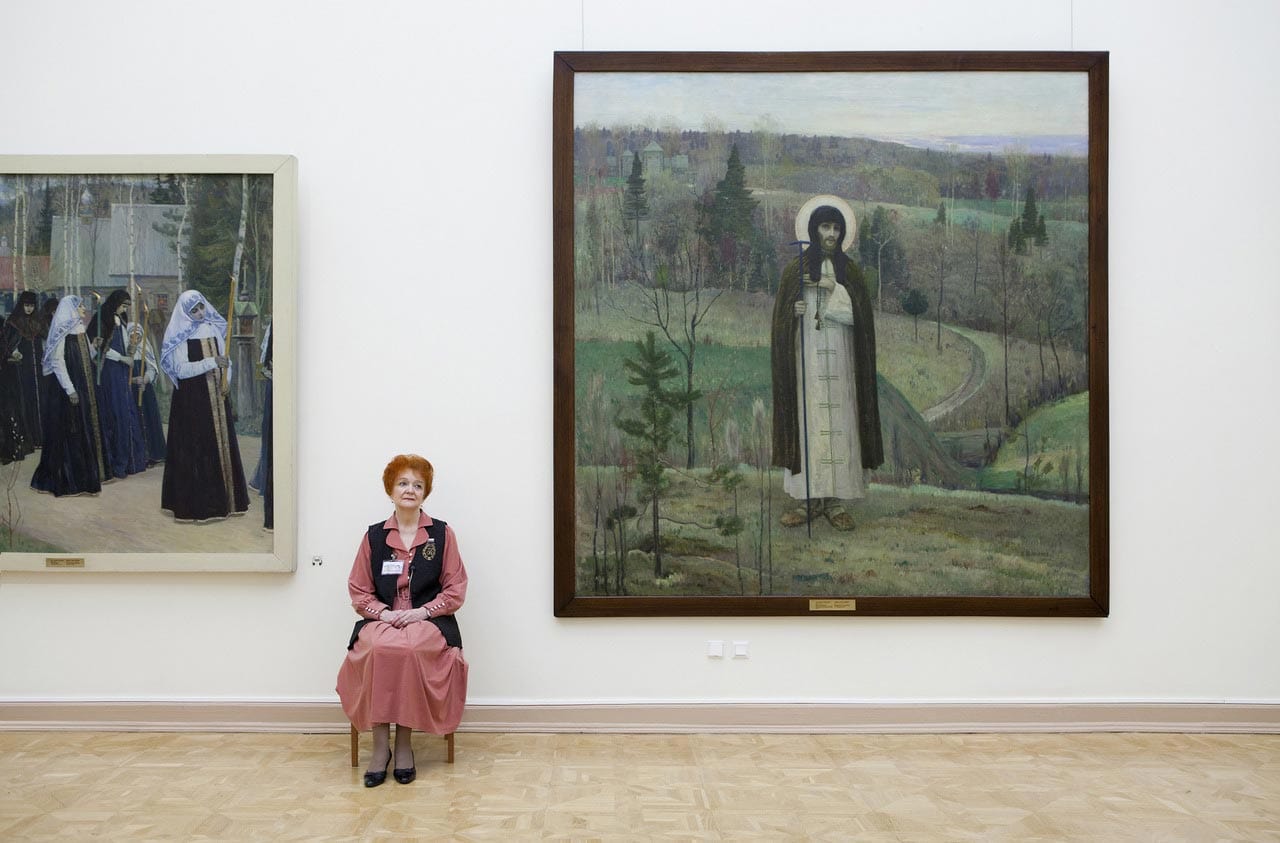 Andy Freeberg, Guardian with Nesterov’s Blessed St Sergius of Radonezh, Russian State Museum 
