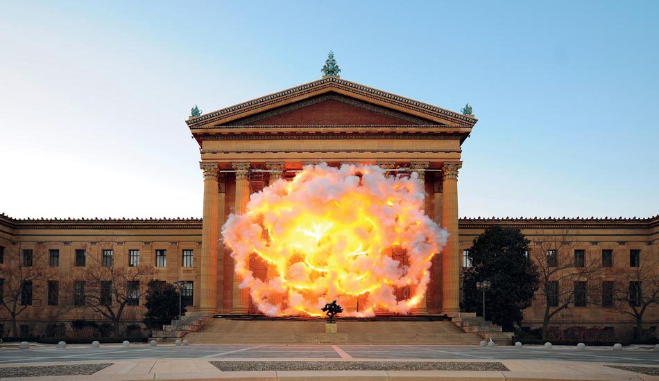 Cai Guo-Qiang, Fallen Blossoms: Explosion Project 