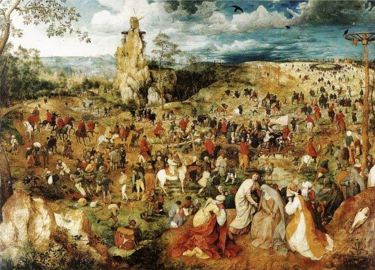 Pieter Bruegel l'ancien, Le portement de croix