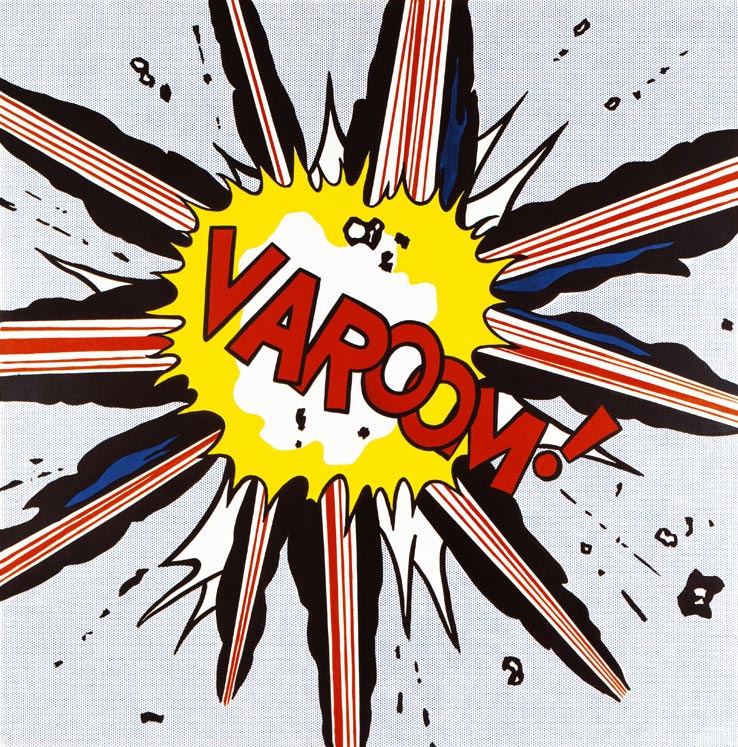 Roy Lichtenstein, Varoom!, 1963