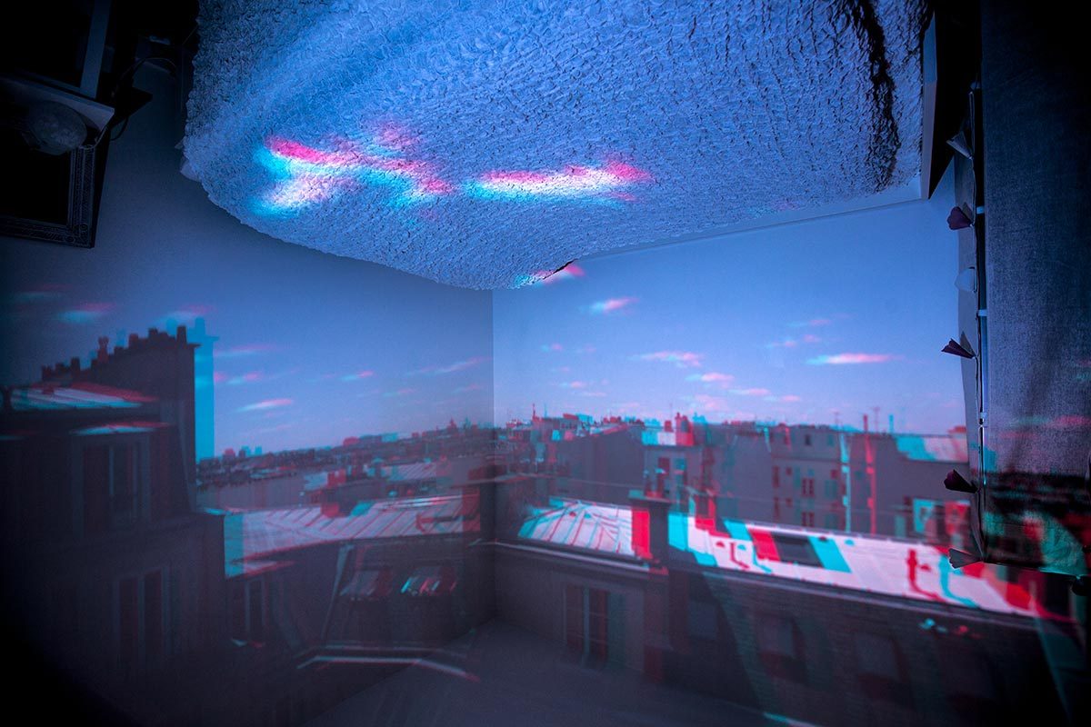 First camera obscura 3D anaglyph 