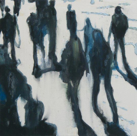 Marc Tanguy, Square 3, huile sur toile. 40x40cm. 2011