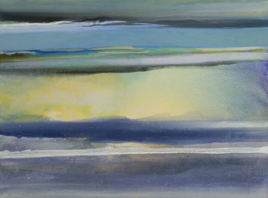 Marc Tanguy, Passages, huile sur toile. 97x130cm. 2011