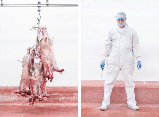 Adrien Ehrhardt, photographie extraite de la série « Meat Your Maker »