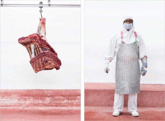 Adrien Ehrhardt, photographie extraite de la série « Meat Your Maker »