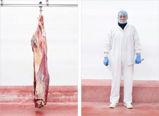 Adrien Ehrhardt, photographie extraite de la série « Meat Your Maker » 