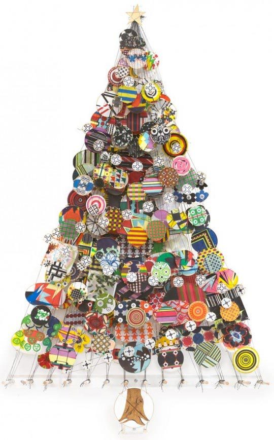 Jacob Hashimoto, Albero, self-adhesive Christmas tree wall sticker