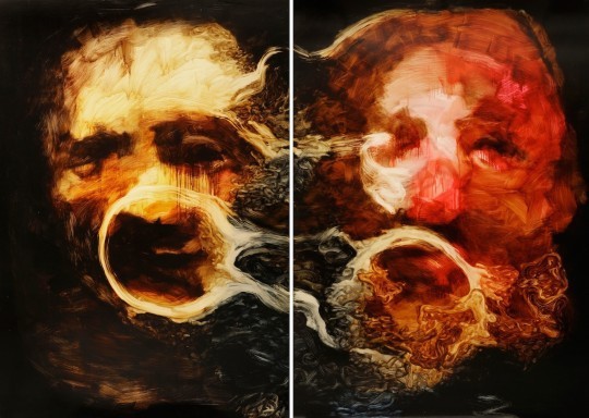 Johan Van Mullem, Sans Titre (diptych)