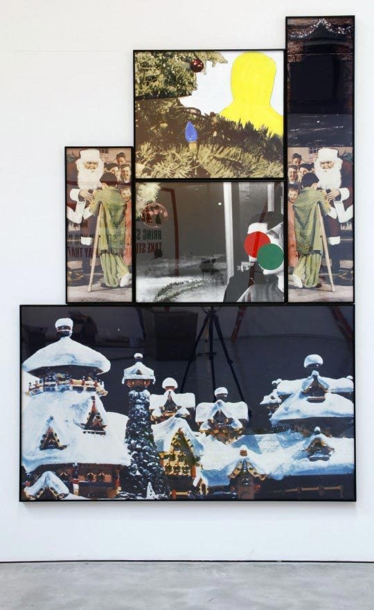 John Baldessari, Christmas (with Double Boy on Crutches)