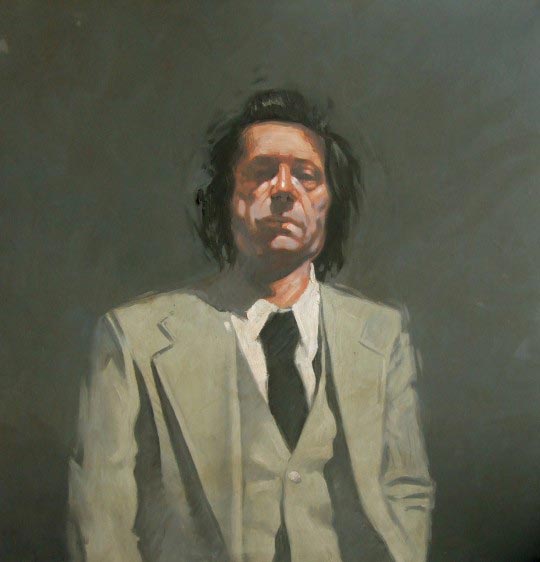 Thierry Carrier, Sans titre (code 20 129) huile sur toile, 100X100 cm, 2012
