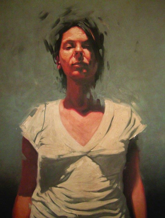 Thierry Carrier, Sans titre(code  1243), huile sur toile, 160x130cm, 2012