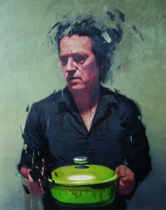 Thierry Carrier, Sans titre(code 20 1223) huile sur toile, 160X130cm, 2012