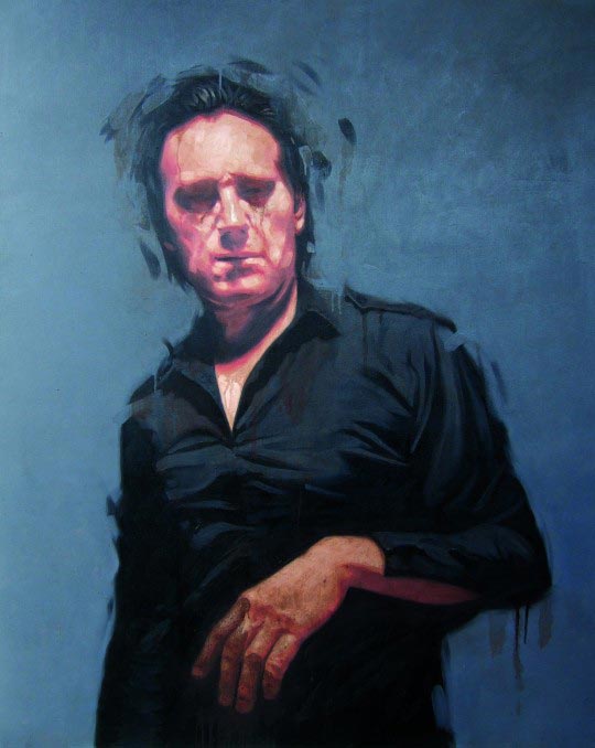 Thierry Carrier, Sans titre(code 20 1224) huile sur toile, 160x130cm, 2012