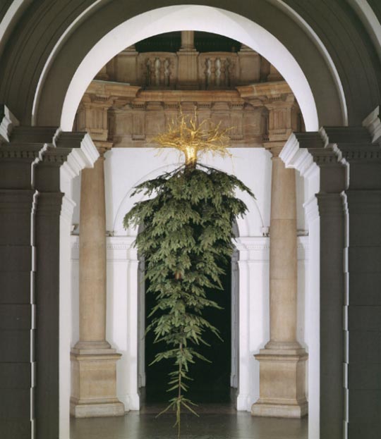 Shirazeh Houshiary, Tate Britain Christmas Tree, 1993 