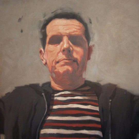 Thierry Carrier, sans titre (code 1246) huile sur toile,120x120cm, 2012
