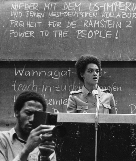 © Barbara Klemm, Kathleen Cleaver, of the Black Panther