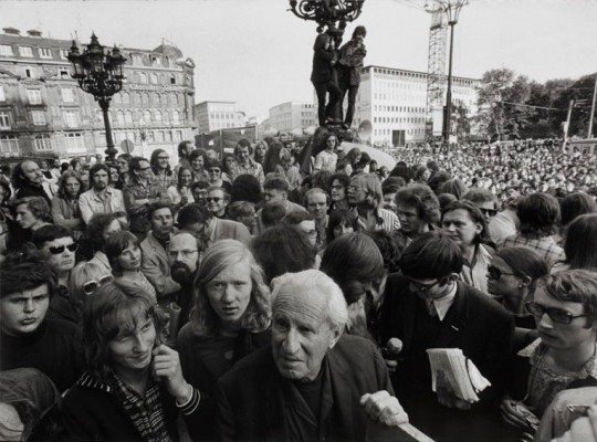 Barbara Klemm, Herbert Marcuse in Frankfurt