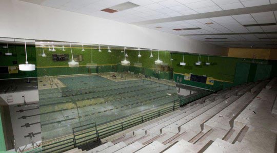 Detroit Urbex, La piscine