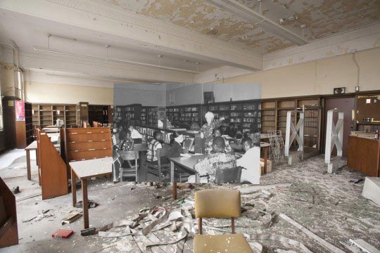 Detroit Urbex, La Bibliothèque