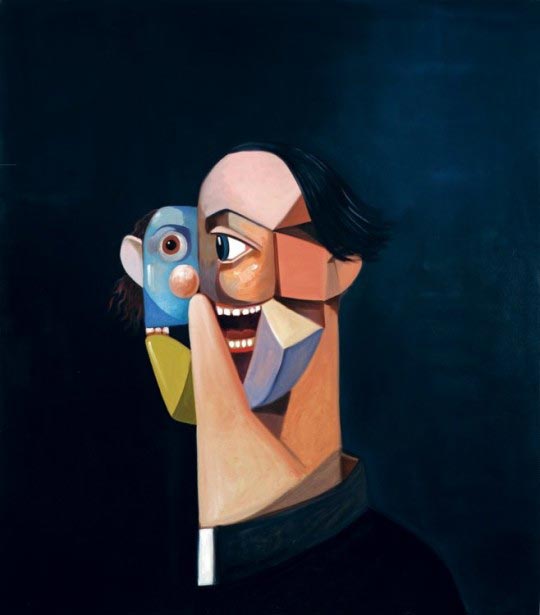 George Condo, Cubist priest