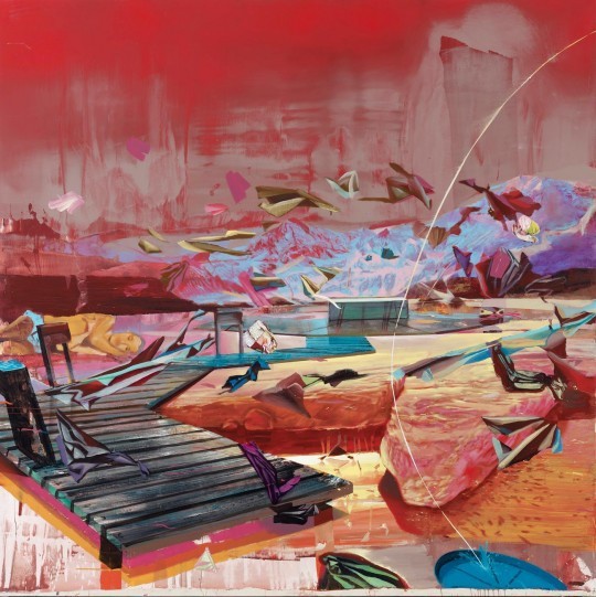 Giuseppe Gonella, Gone, acrylic on canvas, 200 x 200 cm, 2010