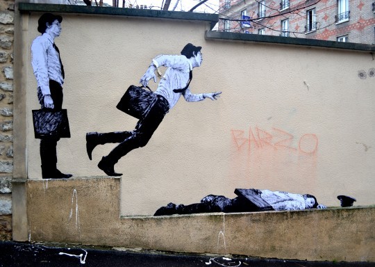 Levalet, La chute