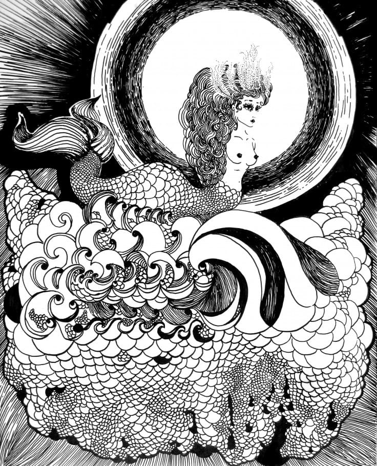 Carlotta Saracco, mermaid