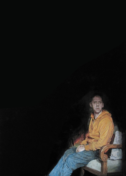 Marc Dailly, Autoportrait au sweat jaune
