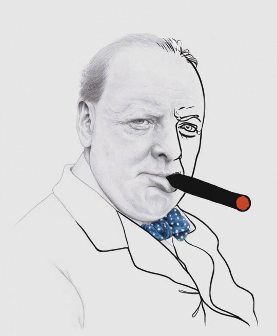 © Denise Nestor, Winston Churchill