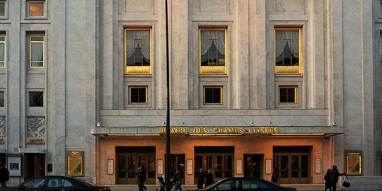 Façade du Théâtre des Champs Elysées