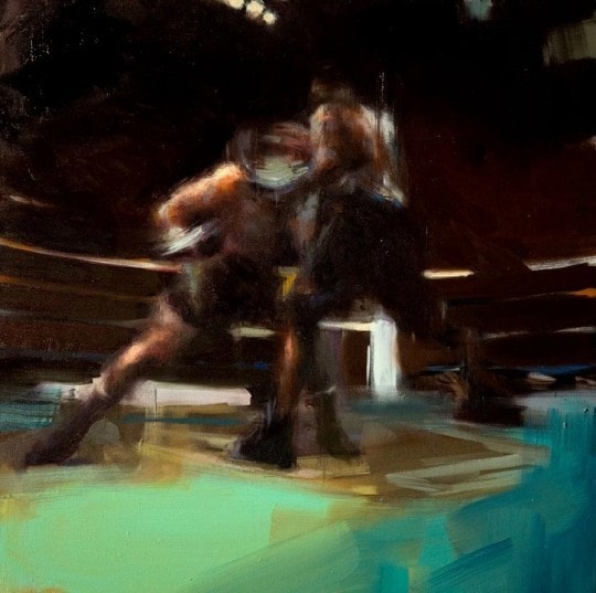 Jérôme Lagarrigue, série Boxing: Collision Sequence # 3 frame 1