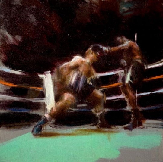 Jérôme Lagarrigue, série Boxing: Collision Sequence # 3 frame 2