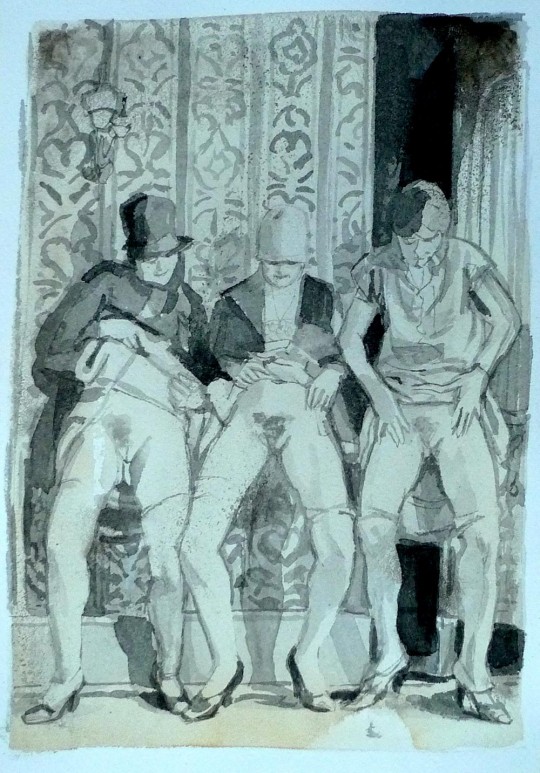 Nicolas Bernière, les trois soeurs, 21x30cm, 2013