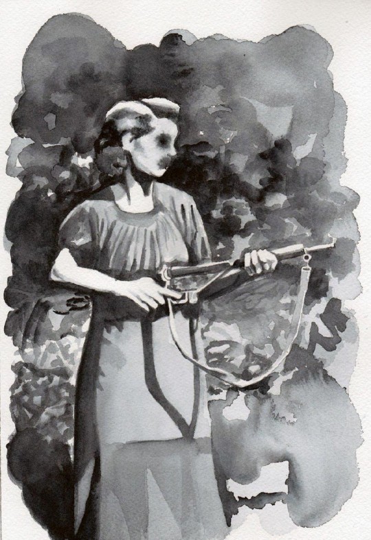 Giulia Andreani, Femme au fusil 