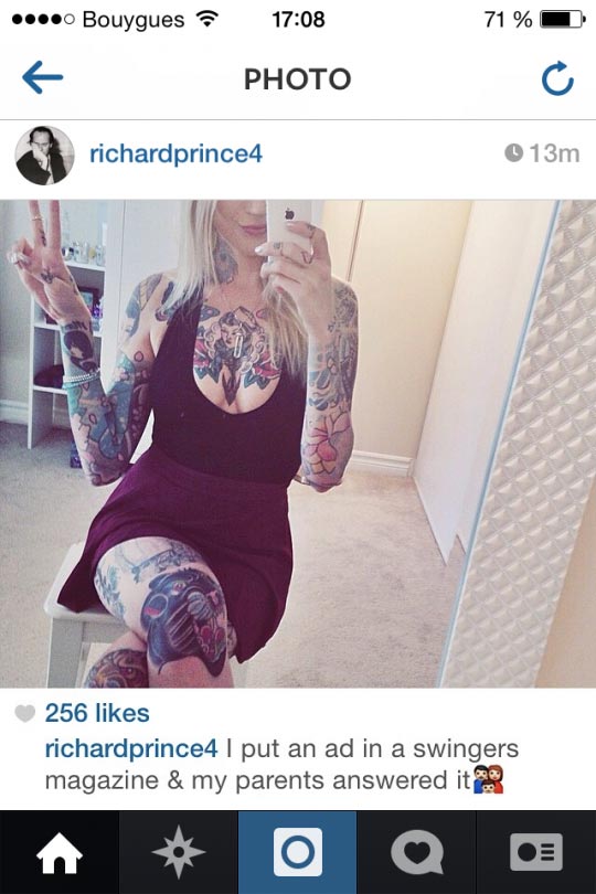 Richard Prince, Instagram