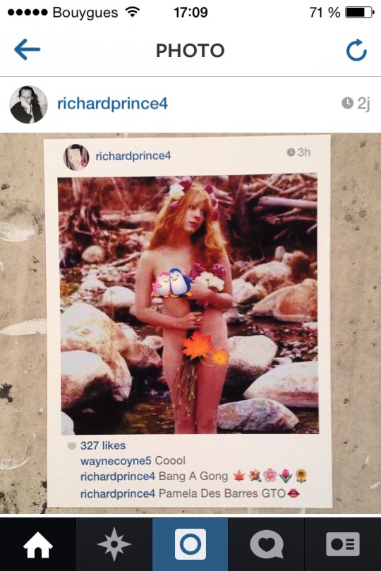 Richard Prince, Instagram