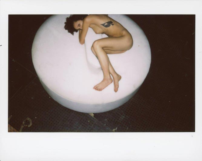 © Ludovica Anzaldi, Baby J, polaroïd, 2014.